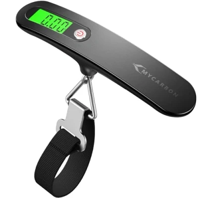 Bild av MYCARBON Resväskevåg våg resväska digital elektronisk 50 kg Tara funktion LCD display vikt bärbar