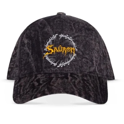 Bild av Difuzed Svart Adjustable Keps Lord Of The Rings Acid Wash A Frame @ Hatstore