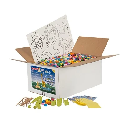 Bild av fischer TiP Box XXL, pysselset, för barn från 3 år 49114, olika