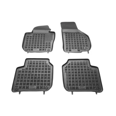 Bild av REZAW PLAST 200208 Ensemble de tapis sol Caoutchouc avant et arrière 4 noir Sur mesure SKODA: Superb II 5 portes