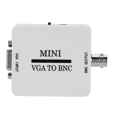 Bild av V BESTLIFE VGA till BNC omvandlare, HD videoadapter Mini 1080P ljudomvandlare för videokonferenser Home Theater HDTV monitorer, TV apparater, datorer etc.