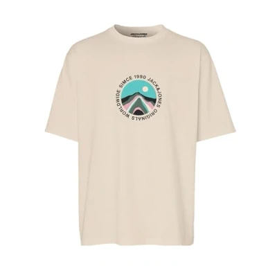 Bild av JACK &amp; JONES JORLAFAYETT Tee SS Crew Neck 1 FST, Buttercreme, XS