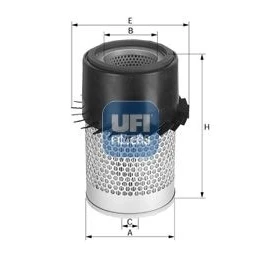 Bild av UFI 30.172.00 Filtre à air 40 165 257 Cartouche filtrante MAZDA: MX 5 2, 626 V portes, IV 3/5 FORD USA: PROBE 2
