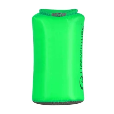 Bild av Lifeventure Ultralätt 55 liter torrväska, silikoniserat rivstopptyg med helt tejpade sömmar lätt vattentät torr säck för kajakpaddling camping vandring resor båtliv vattensport, grön