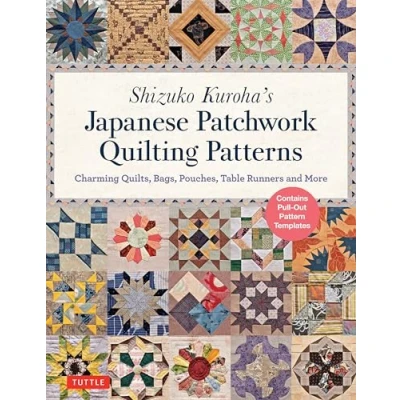 Bild av Shizuko Kuroha&#039;s Japanese Patchwork Quilting Patterns: Charming Quilts, Bags, Pouches, Table Runners and More