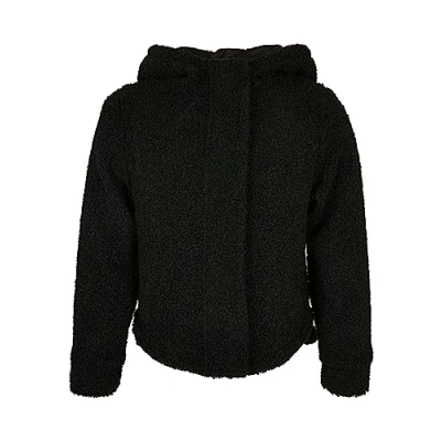 Bild av Urban Classics Kinder Sherpa Fleecejacka för barn, Storlek: 134/140, Black