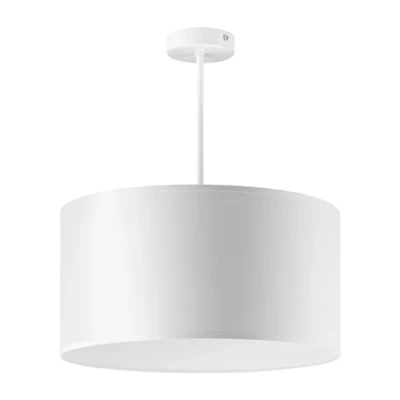 Bild av MIRATIC Kort Pendellampa med Utbytbar Ljuskälla E27 max. 60W (ingår ej) Lampskärm i tyg (vit)