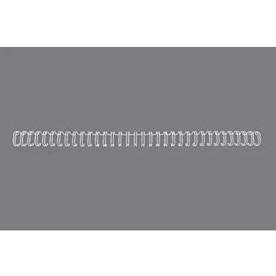 Bild av GBC WireBind Metallspiral till Spiralbindningsmaskin, Vit, 11mm, Binder upp 100 Ark, A4 pack