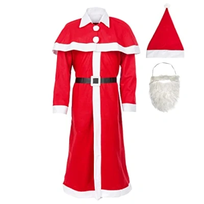Bild av Idena 8580108 Jultomtekostym, jultomte, jul, julkostym, maskeraddräkter