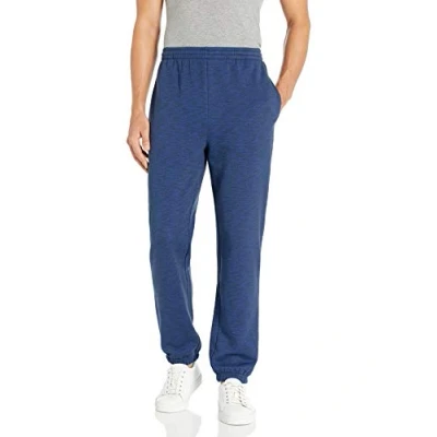 Bild av Amazon Essentials Men&#039;s Sweatpants i fleece med sluten botten (finns Big &amp; Tall), Marinblå Rymdfärg, XS