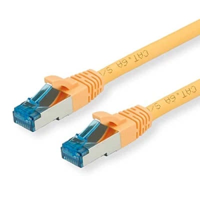 Bild av Value 21.99.1932 2 m FTP patchCord Cat6a Ethernet kabel gul