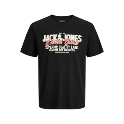 Bild av JACK &amp; JONES Jjelogo Tee Ss Oneck 2 Col Aw25 Noos Pls plus size