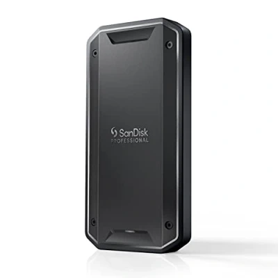 Bild av SanDisk Professional 2TB PRO G40 SSD upp till 2700MB/s, Extern SSD, Thunderbolt 3 (40Gbps), USB C (10Gbps) Ultrarobust design IP68 damm /vattentålighet