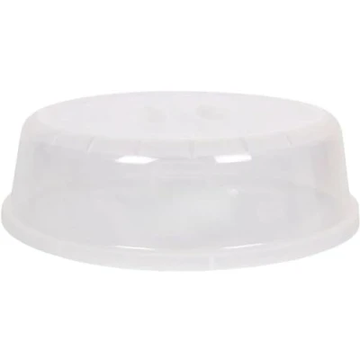 Bild av PARENCE. Universell mikrovågshuva/matskydd, skarp förebyggande, lukt, enhetlig matlagning 24 cm, transparent