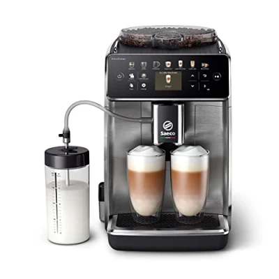 Bild av Saeco GranAroma Helautomatisk Espressomaskin 16 Kaffevarianter, Intuitiv Färgskärm, 6 Användarprofiler, Keramisk Kvarn (SM6585/00)