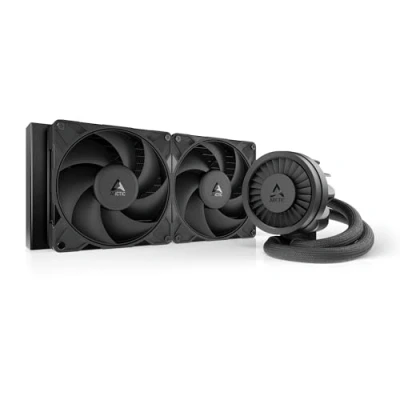 Bild av ARCTIC Liquid Freezer III Pro 280 AIO CPU Kylare, 2 x 140 mm Vattenkylning, 38 Element, PWM Pump, VRM Fläkt, AMD AM5/AM4, Intel LGA1851/1700 Kontaktram Svart