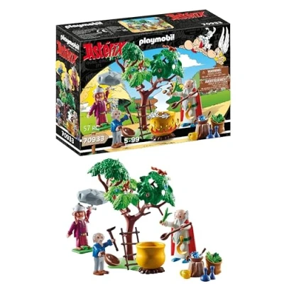 Bild av Playmobil Asterix Panoramix MET Toverdrank Minileksaker för barn, Storlek: One Size, Multi coloured