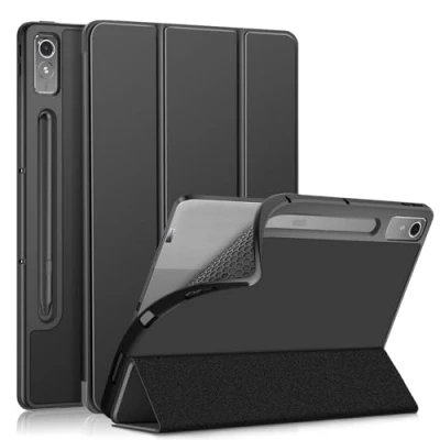 Bild av JT Berlin Folio fodral för Lenovo Tab P12 (12,7 tum) (Lenovo Pen Plus kompatibel, väckning/sömnfunktion, ställbar) svart