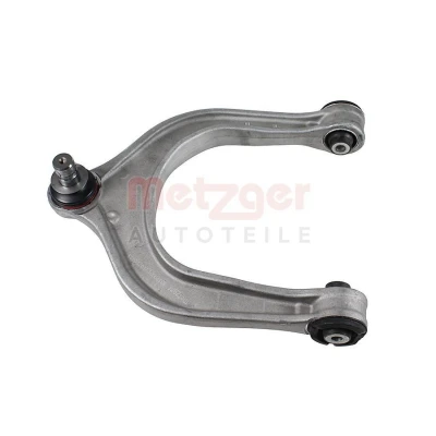 Bild av METZGER 58170001 Bras de suspension avec support en caoutchouc, rotule Essieu avant gauche, supérieur barre oscillant transversal