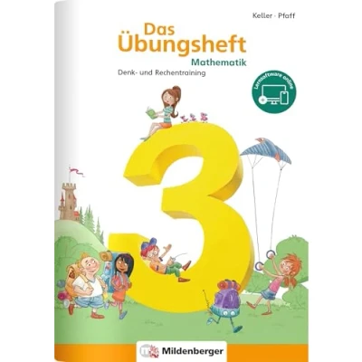 Bild av Das Übungsheft 3. Mathe. Neubearbeitung: Denk und Rechentraining. Mit Lösungsheft Stickerbogen