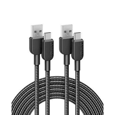 Bild av Anker USB C Cable, [Set of 2, 90cm] 310 A to Charging Type Nylon Cable Fast for Samsung Galaxy Note 10 9/S10+ S10, LG V30 (300cm*2)