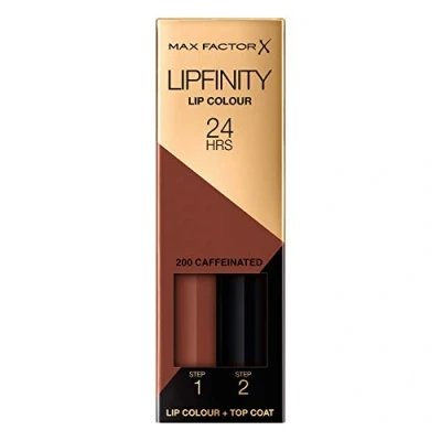 Bild av Max Factor Lipfinity 2 stegs Long Lasting Lipstick 200 Caffeinated, 2.3 ml + 1.9 g