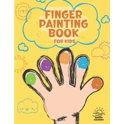 Bild av Finger Painting Book for Kids: Paint Simple Activity Animal Toodlers My First Colouring Activities 1 3 years old