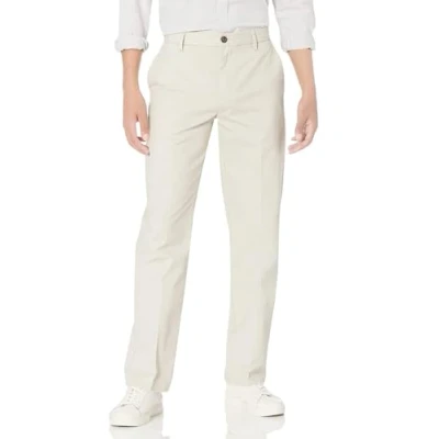 Bild av Amazon Essentials Chino byxor utan klämma klassisk skärning för män, stengrå, 40W/34L