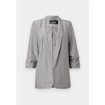 Bild av PIECES Female Blazer PCBOSELLA, Ljusgrå melange, XXL