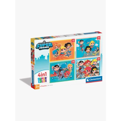 Bild av Clementoni DC Super Friends Pussel 4 in 1