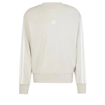 Bild av adidas För Män ESSENTIAL THREE STRIPES FRENCH TERRY SWEATSHIRT, Wonder Alumina/White, XL