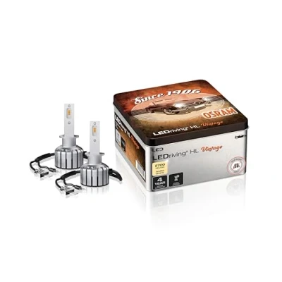 Bild av OSRAM LEDriving HL VINTAGE, ≜H1, LED hell /halvljuslampor, endast terräng, icke ECE, 2700K, metalllåda (2 lampor)