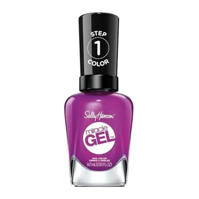 Bild av Sally Hansen Miracle Gel™, Hunger Flames, långvarig, gelliknande formel, ingen UV lampa behövs, lila nagellack