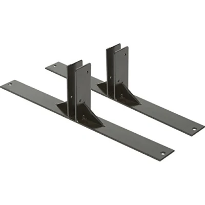 Bild av Securit® stålfötter (två) för Multiboard system i svart