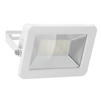 Bild av goobay 53873 LED strålkastare utomhus 30 W/utomhus IP65/neutralt vitt ljus 2550 lm/LED vägginstallation / IP65 trädgårdsstrålkastare/vit