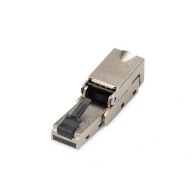 Bild av DIGITUS DN 93636 Nätverkskontakt Cat 6A 360 skärmad böjbar RJ45 fältkontakt Cat6A 500 MHz 10GBase T 10 Gbit/s AWG 27/7 till 22/1