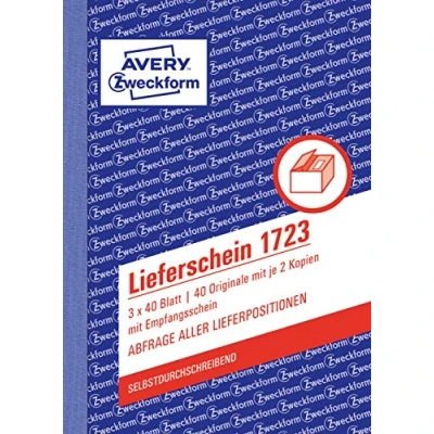 Bild av Avery 1723, Rosa, Vit, Gul, Kartong, A6, 105 x 148 mm, 40 sidor, 3 styck