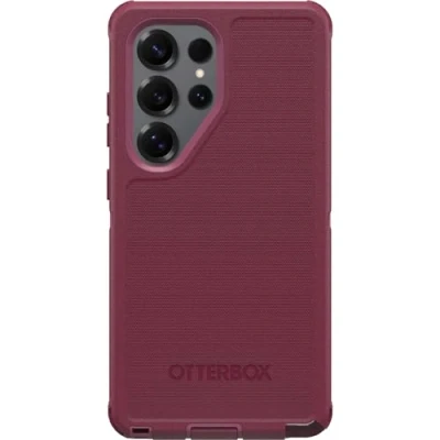 Bild av OtterBox Defender skal för Samsung Galaxy S25 Ultra, extra stöttåligt, fallsäkert, skyddande skal, testad till militärstandard x7, Rosa