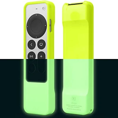 Bild av elago R1 fodral kompatibelt med Apple TV 4K Siri Remote 3:e (2022) och 2:a generationen magnetteknik, snodd ingår, bra grepp, tung stötdämpning, fallskydd, full tillgång till alla funktioner