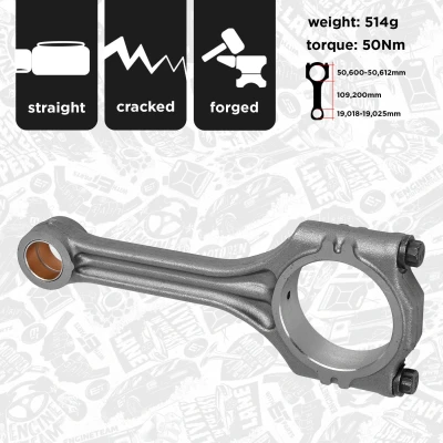 Bild av Vevstake, audi,seat,skoda,vw, 03C 198 401 A, D, 401A, 401D, 03C198401A, 03C198401D