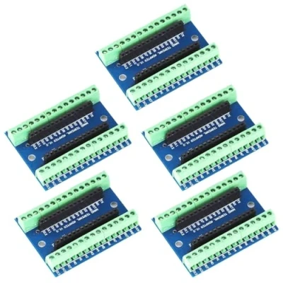 Bild av 5 stycken nano V3 board terminaladapter bräda, modul, IO V1.O Expansionboard, enkel expansionsplatta med skruvklämmor