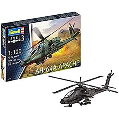 Bild av Revell REV 04985 AH 64A Apache i skala 1:100