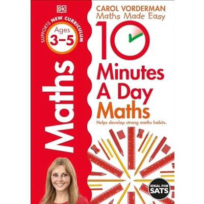 Bild av 10 Minutes A Day Maths, Ages 3 5 (Preschool): Supports the National Curriculum, Helps Develop Strong Maths Skills