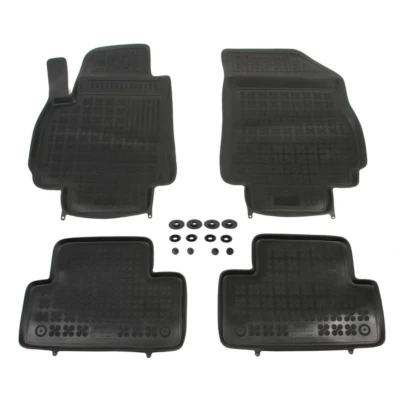 Bild av REZAW PLAST 202107 Ensemble de tapis sol Caoutchouc avant et arrière noir CHEVROLET: Cruze Berline, 5 portes, Break
