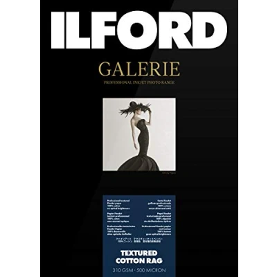 Bild av ILFORD GALERIE strukturerad bomullsstång 310 GSM A4 210 mm x 297 25 blad, GPTC