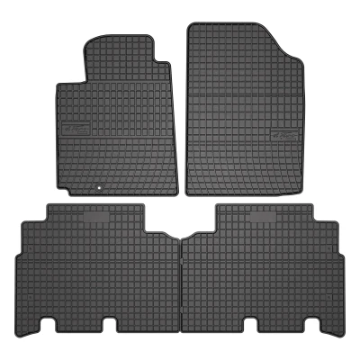 Bild av FROGUM El Toro 411692 Ensemble de tapis sol Caoutchouc avant et arrière 4 noir Sur mesure