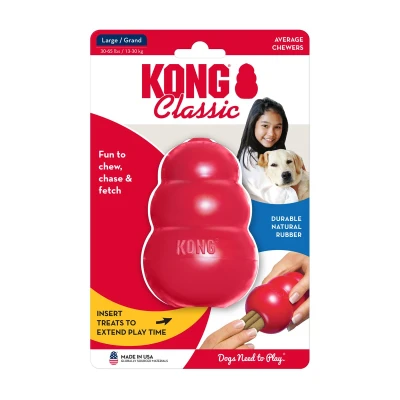 Bild av Kong Classic Röd Large 11x7 cm
