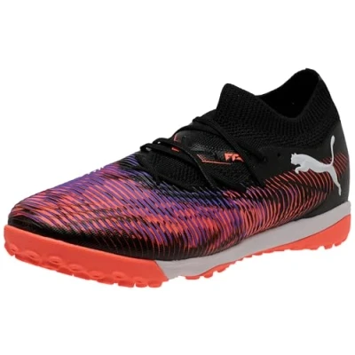 Bild av Puma Future 8 Match TT Fotbollsskor universaldobbar, Storlek: 48.5, Black/white/glowing red Textil/syntet