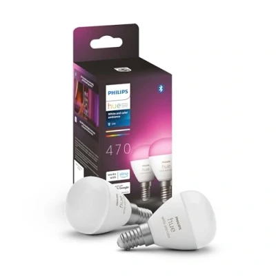 Bild av PHILIPS 929003573602 LED Lampa, Vit, E14 x 2 stycken