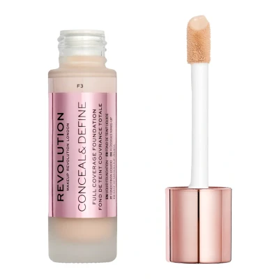 Bild av Makeup Revolution Conceal &amp; Define Foundation Foundation, Storlek: 23 ml, F3